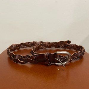 Brown Braided Belt